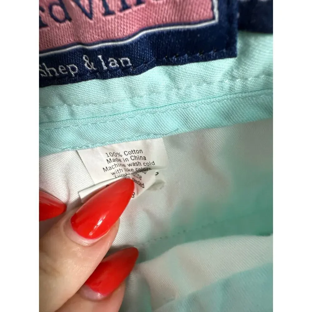 Vineyard Vines Mint Green cotton Club Shorts Men’s 33